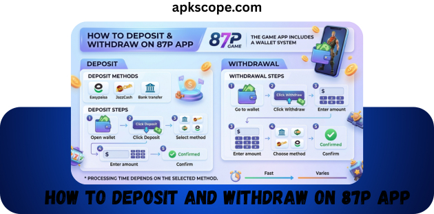 payments methods of 87P Game